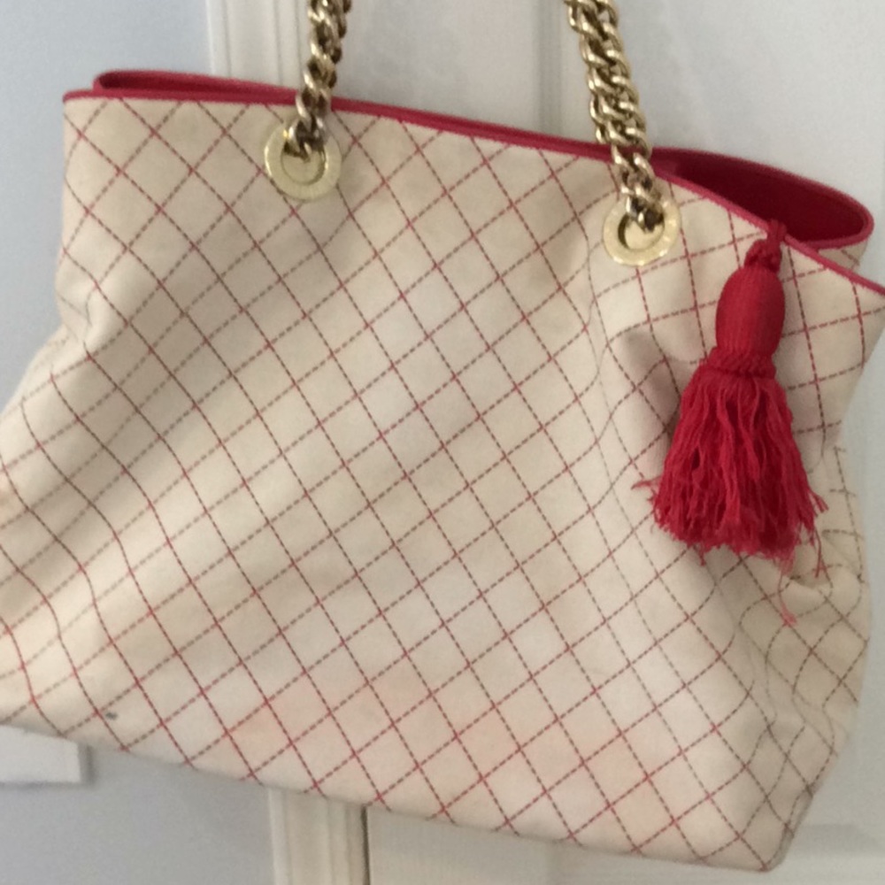 Vintage Moschino Milano canvas tote bag